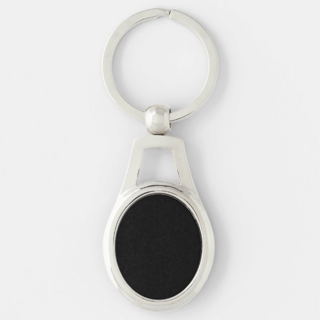 Personalize seu próprio Chaveiro de metal oval (Frente)