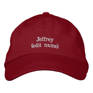 Personalize seu próprio nome de boné