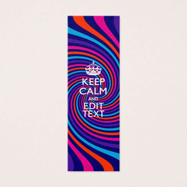 Personalize seu texto tranquilo em multicolorido (Frente)