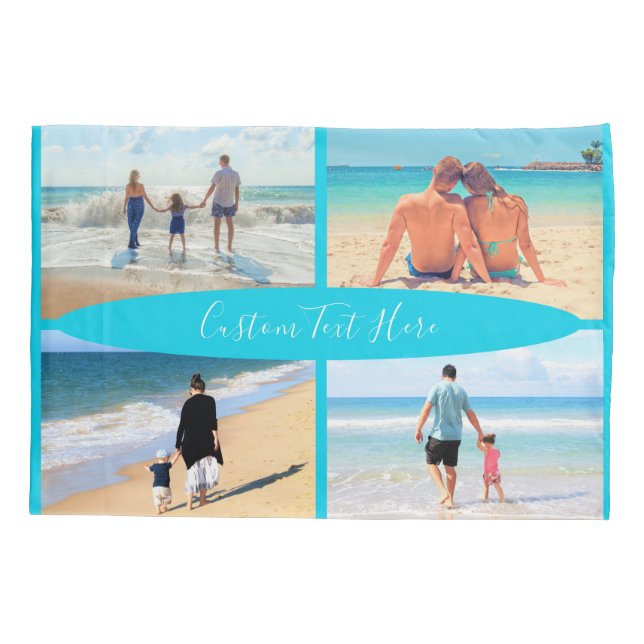 Personalize seu Travesseiro de Colagem de Fotograf (Verso)