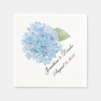 Personalize seus guardanapos de casamento Blue Hyd