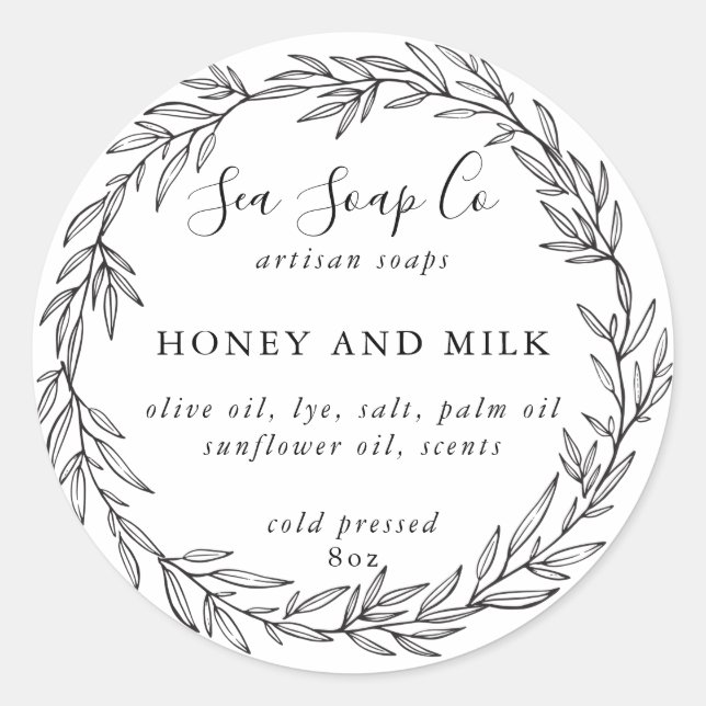 Personalize seus próprios adesivos Soap (Frente)