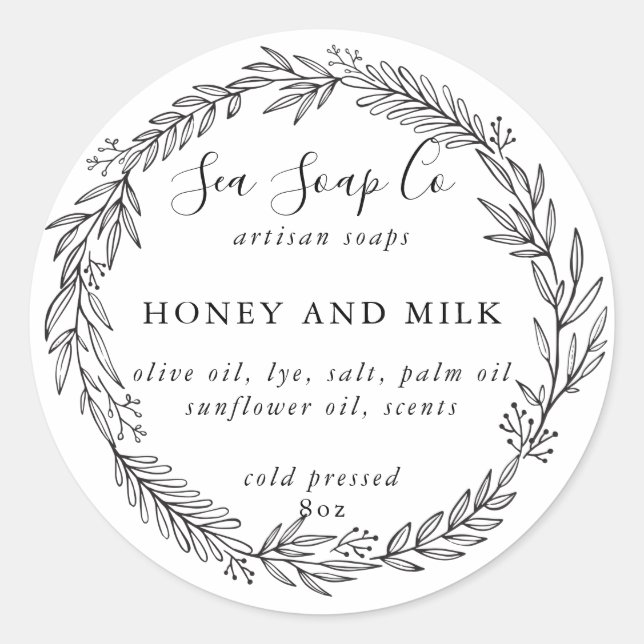 Personalize seus próprios adesivos Soap (Frente)