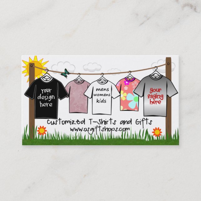 Personalize seus próprios cartões de visitas (Frente)