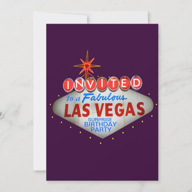 Personalize seus próprios convites do sinal de Las (Frente)