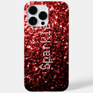 Personalize sparkles vermelhos do brilho do