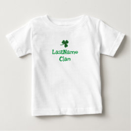 Personalize Sua Camiseta Clã Shamrock - Bebê/Toddl