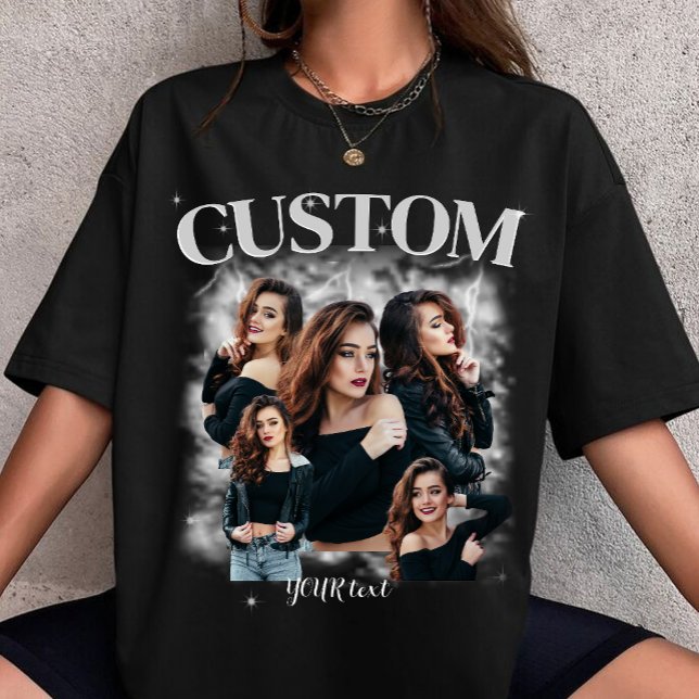 personalize sua própria camiseta de rap dos anos 9 (Criador carregado)