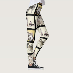 Personalize suas 7 Leggings de Pets de Modelo de F