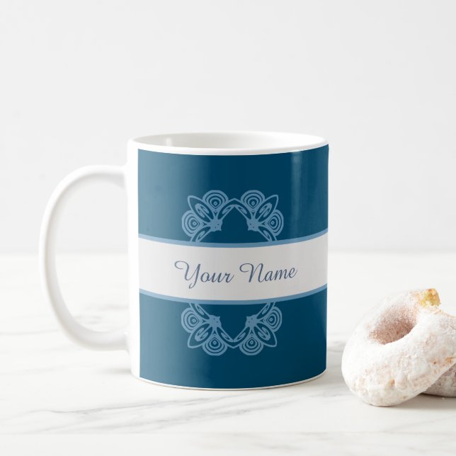 Personalize um elegante canecas com nome! (Com Donut)