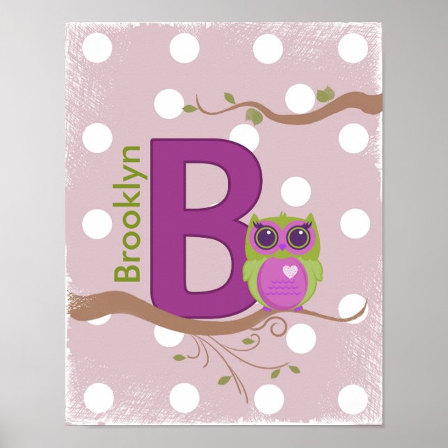 Personalized "B" Poster (Frente)