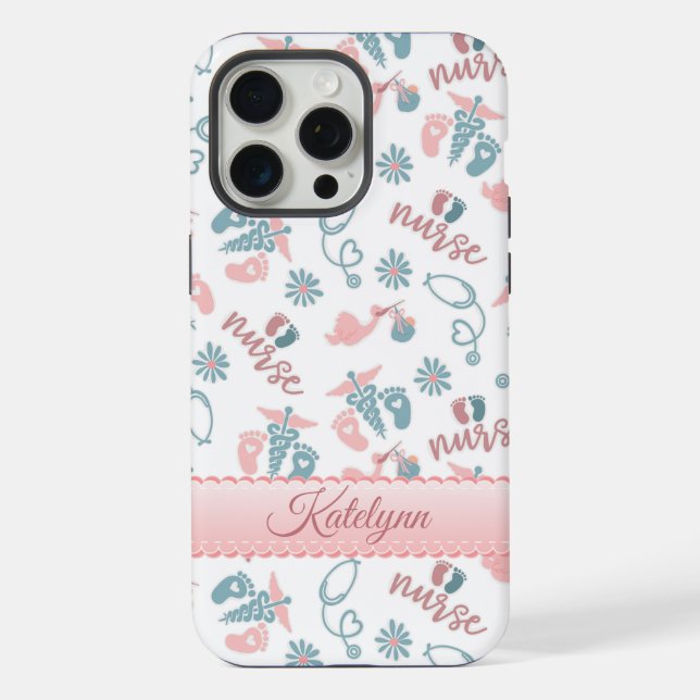 Personalized Baby Nurse Phone Case (Verso)