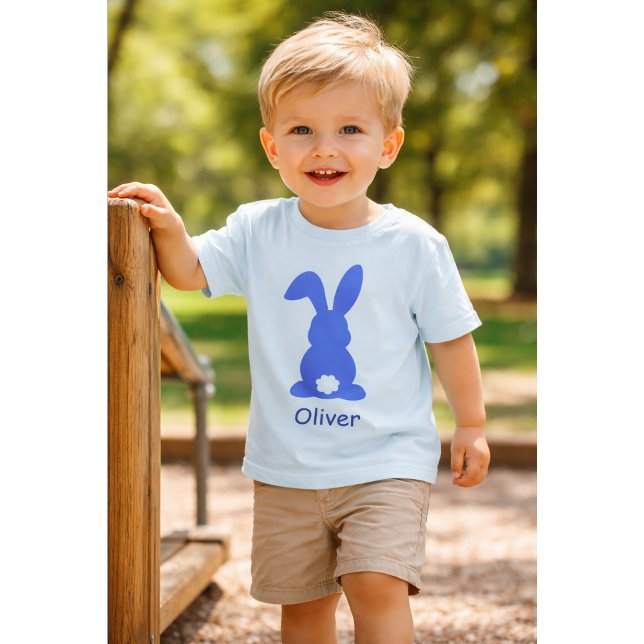 Personalized Blue Bunny - Custom Name Cute Rabbit  (Criador carregado)