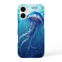 Personalized Blue Jellyfish Ocean