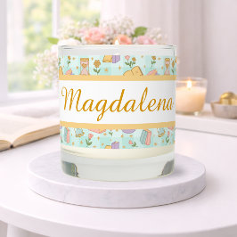 Personalized Bookish Girl Magic Wizard Green