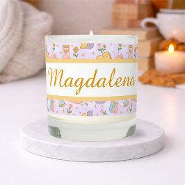 Personalized Bookish Girl Magic Wizard Purple