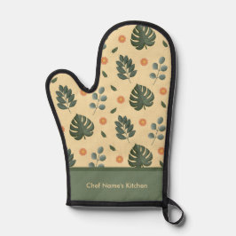 Personalized Botanical Name Cream and Sage Green