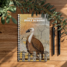 Personalized Built Strong Notebook for Men
