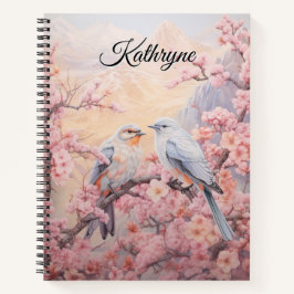 Personalized Cherry Blossom Bird 