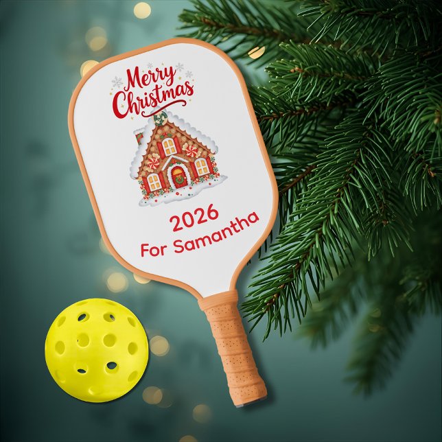 Personalized Christmas Pickleball Paddle for mom (Criador carregado)