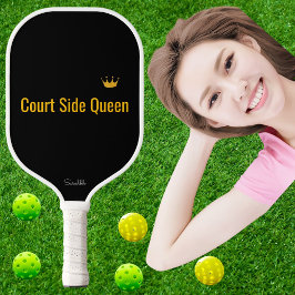Personalized Court Side Queen Pickleball Mom Gift