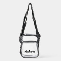 Personalized Custom Black Script Name Stadium 