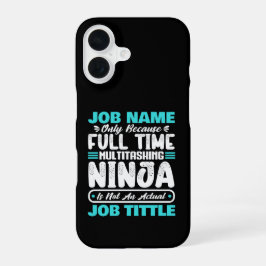 Personalized Custom Job Title Multitasker Worker