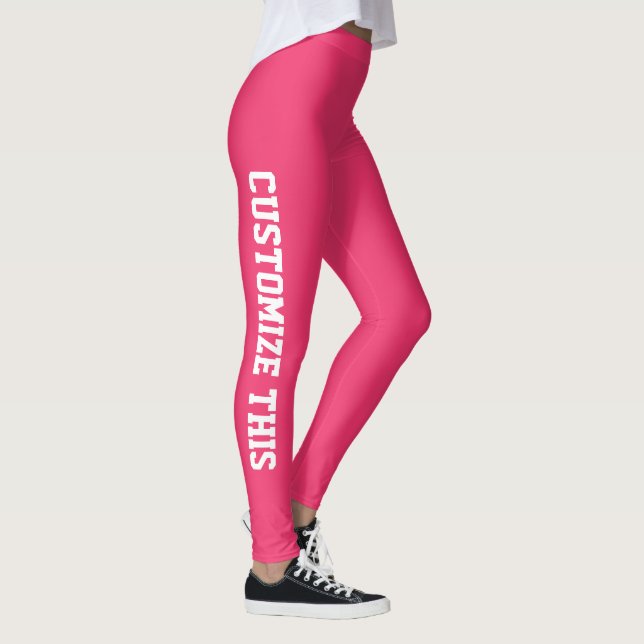 Personalized Custom Leggings for Women (Direita)