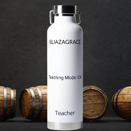 Personalized Cute Classic Teaching Mode Quote Name