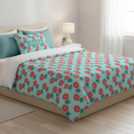 Personalized Daisy Pattern Pillowcase
