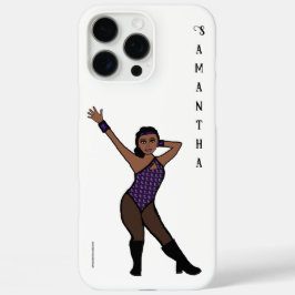 Personalized Dancer Purple Silver Print # 1