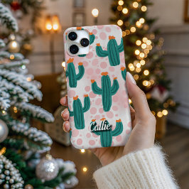 Personalized Desert Pink Cacti Phone Case