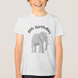 Personalized Elephant Birthday Shirt 