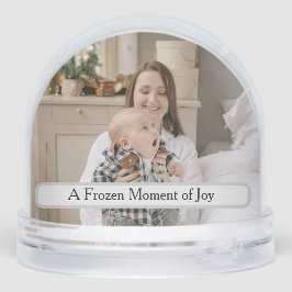 Personalized Family Photo Snow Globe