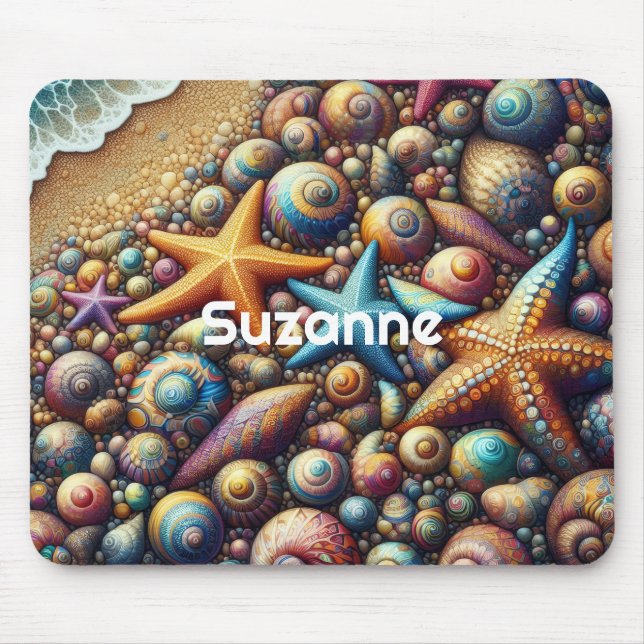 Personalized fantasy seashore Mousepad (Frente)