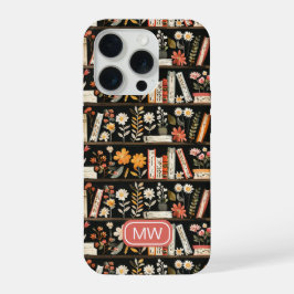 Personalized Floral Bookshelf Phone Case