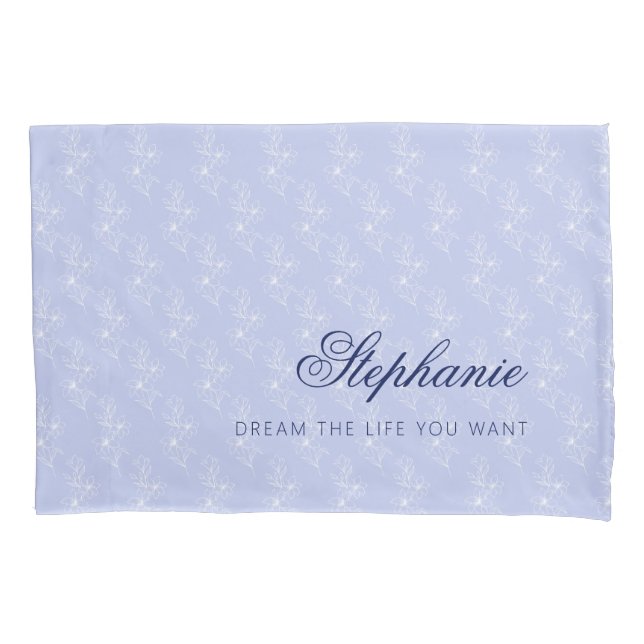 Personalized  Floral Custom Name (Frente)