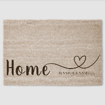 Personalized Front Coir Door Mat Custom Printed 
