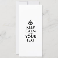 Personalized KEEP CALM and YOUR TEXT