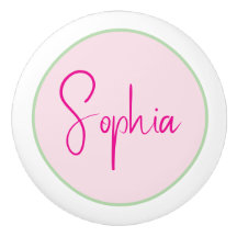 Personalized Minimalist Name Pink