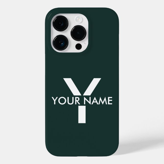 Personalized Modern Stylish Trendy  Case-Mate iPh (Verso)