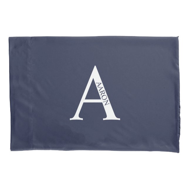 Personalized Monogram and Name Pillow Case (Frente)