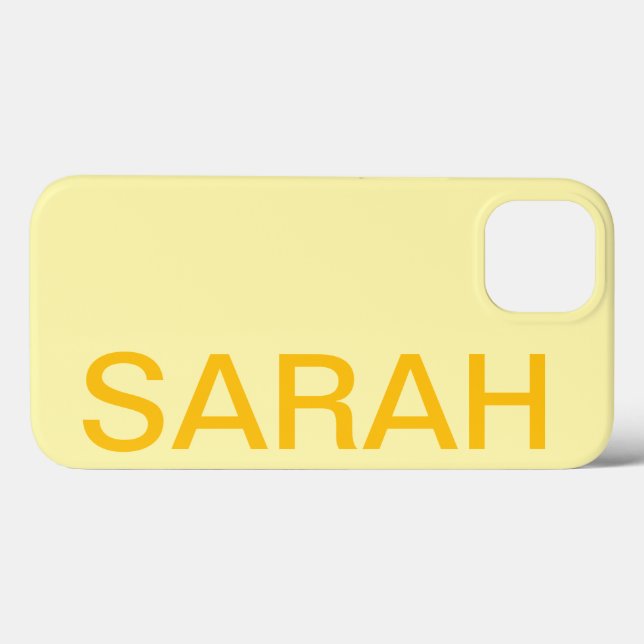 Personalized Name Simple Stylish Modern Minimal (Verso (horizontal))