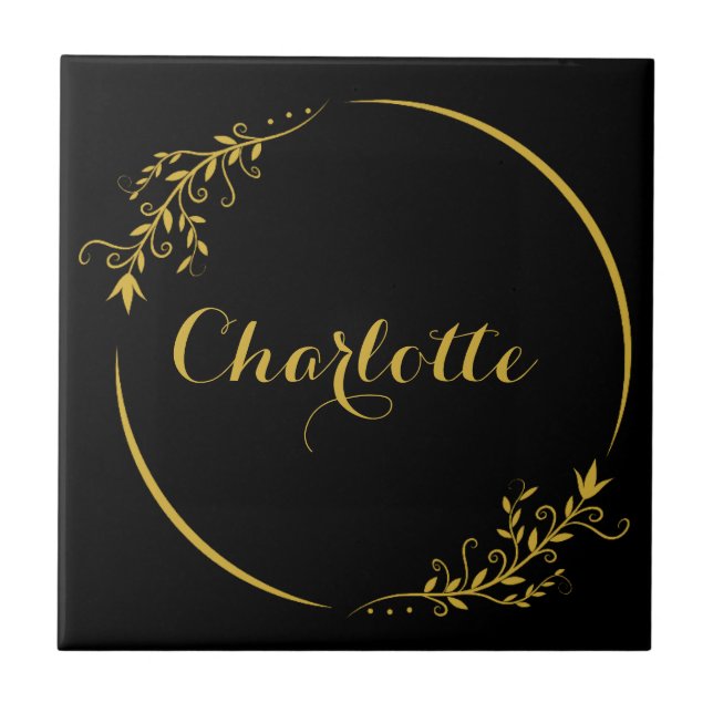 Personalized Name Stylish Frame Decorative (Frente)