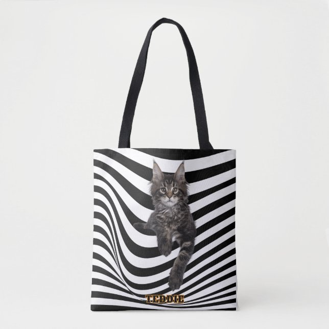 Personalized Pet Lover Tote Bag for Mom (Frente)