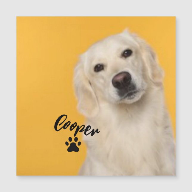 Personalized Pet  Photo Dog Lover with Photo (Frente)