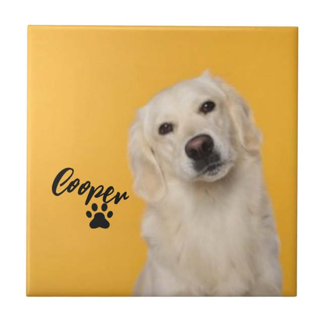 Personalized Pet  Photo Dog Lover with Photo (Frente)