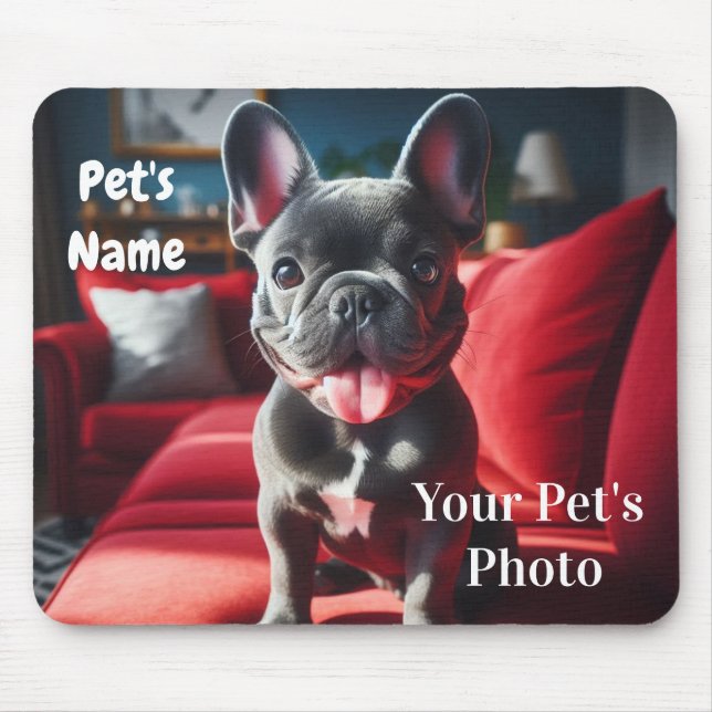 Personalized Pet photo mousepad  (Frente)