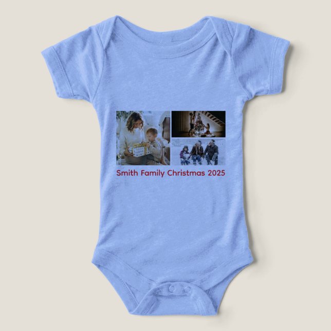 Personalized Photo Collage Family Christmas (Design frontal)