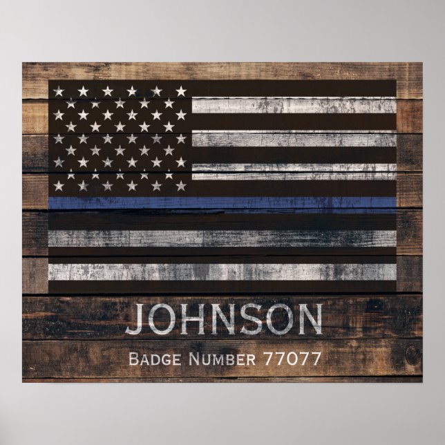 Personalized Police Poster (Frente)